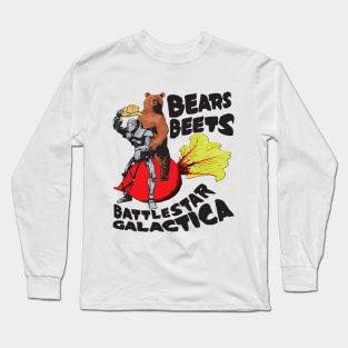 Bears Beets Battlestar Galactica The Office Long Sleeve T-Shirt